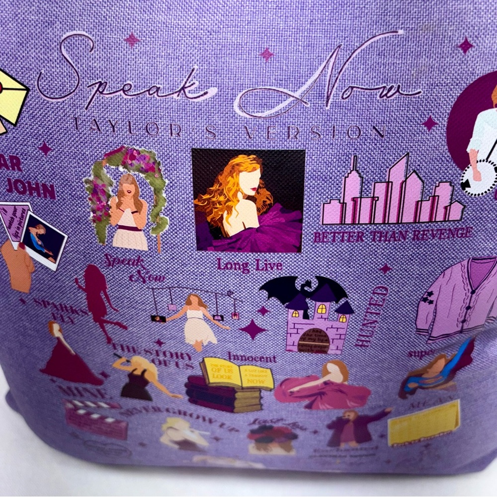 Taylor Swift Speak Now Taylor’s Version 17” throw pillow